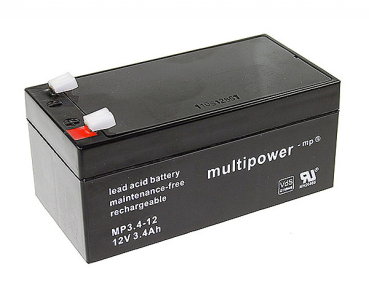 Multipower MP3.4-12 VDS 12 V 3,4 Ah