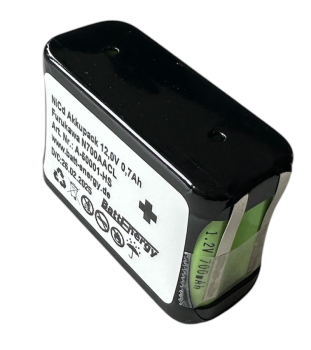 RWA-Anlagen Akkupack 12V 700mAh im Halbschalen  NiCd