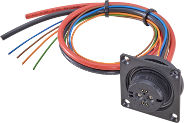 Rosenberger Power Data RoPD® Gehäusestecker - rechteckig - 6mm²