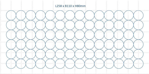 Li-Ion Akkupack 14S6P 50,4V 20,7Ah 1043,28Wh Panasonic NCR-18650GA