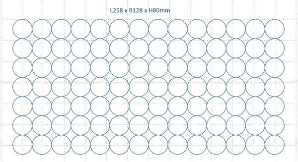 Li-Ion Akkupack 14S7P 50,4V 24,15Ah 1217,16Wh Panasonic NCR-18650GA