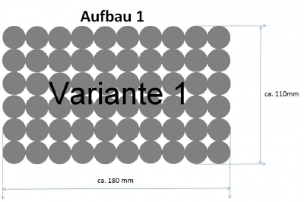 Li-Mn Fahrrad Akku 36V 9,6Ah 10S6P (60 x Sony US18650VT) mit BMS-System